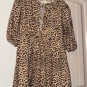 Leopard Print Dress